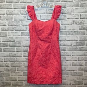 LILY PULITZER Ruffle Corset Eyelet Dress